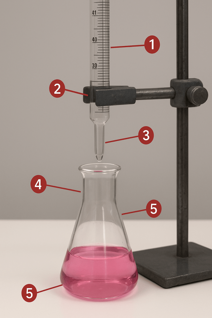 Visual analysis of systematic and random errors in acid–base titration procedures.